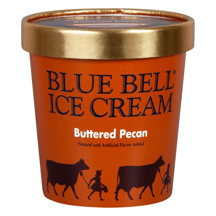 Blue Bell Buttered Pecan Ice Cream