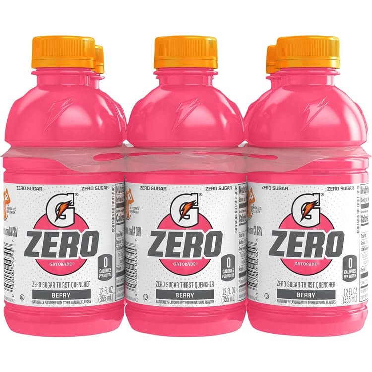 Gatorade Zero Berry Thirst Quencher Bottles