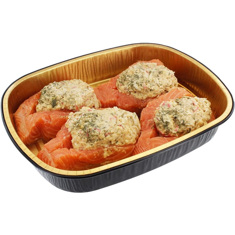 Meal Simple By H-E-B Stuffed Salmon Fillets