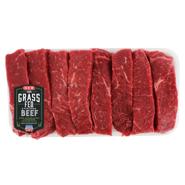 H-E-B Grass Fed Beef Chuck Tx Style Ribs Boneless, Usda Choice