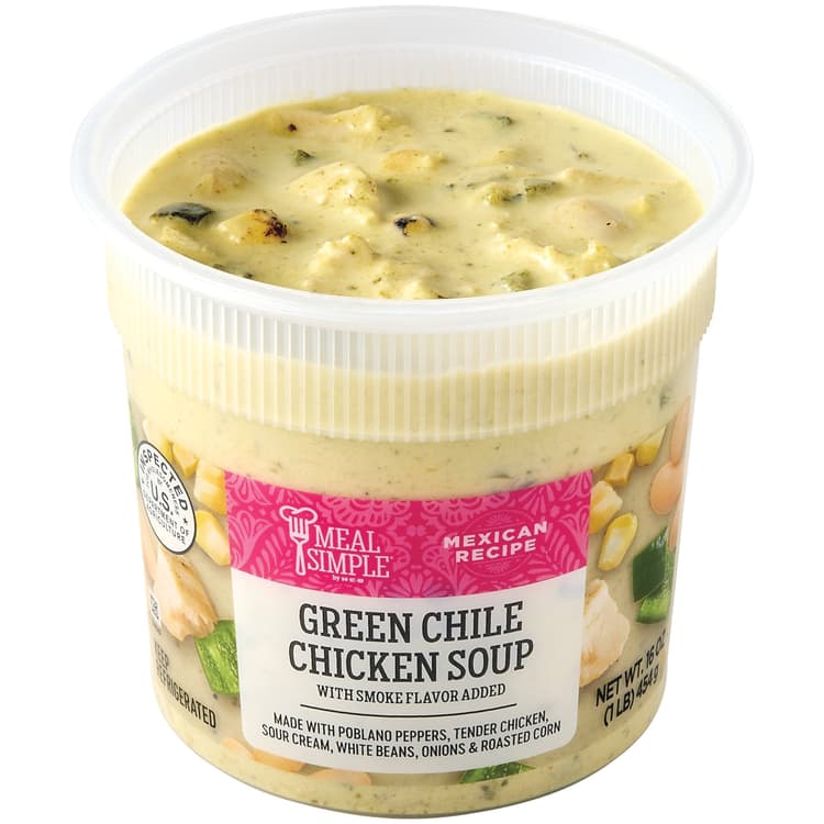 Meal Simple By H-E-B Green Chili Chicken Soup