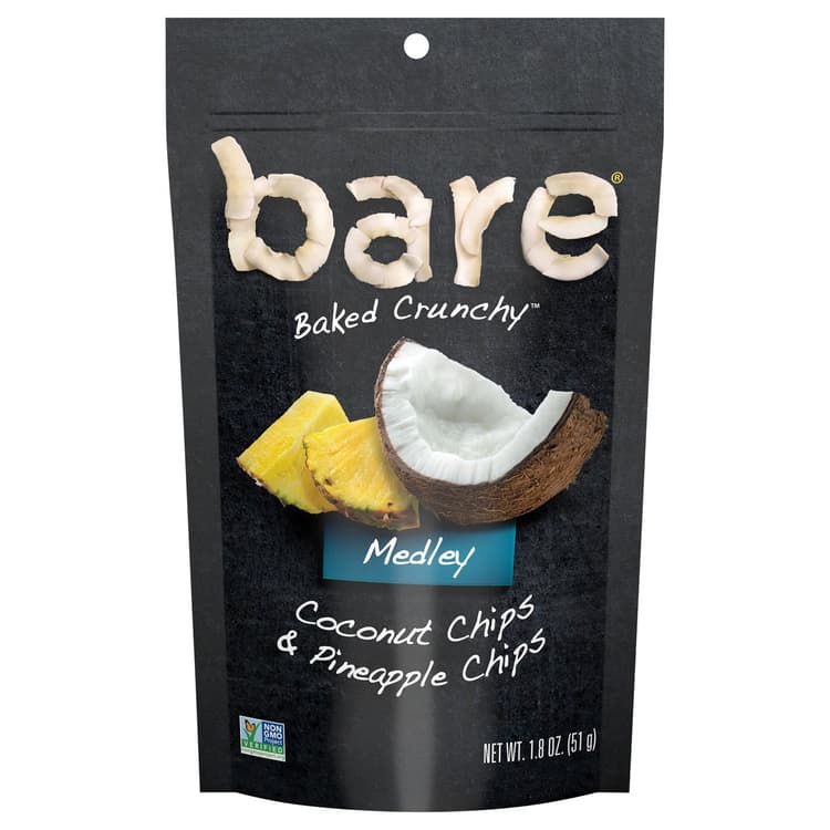 Bare Baked Crunchy Medley Pineapple & Coconut Chips