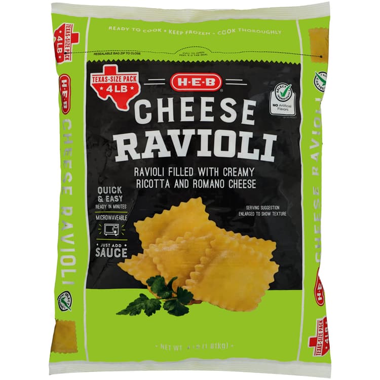 H-E-B  Cheese Ravioli - Texas-Size