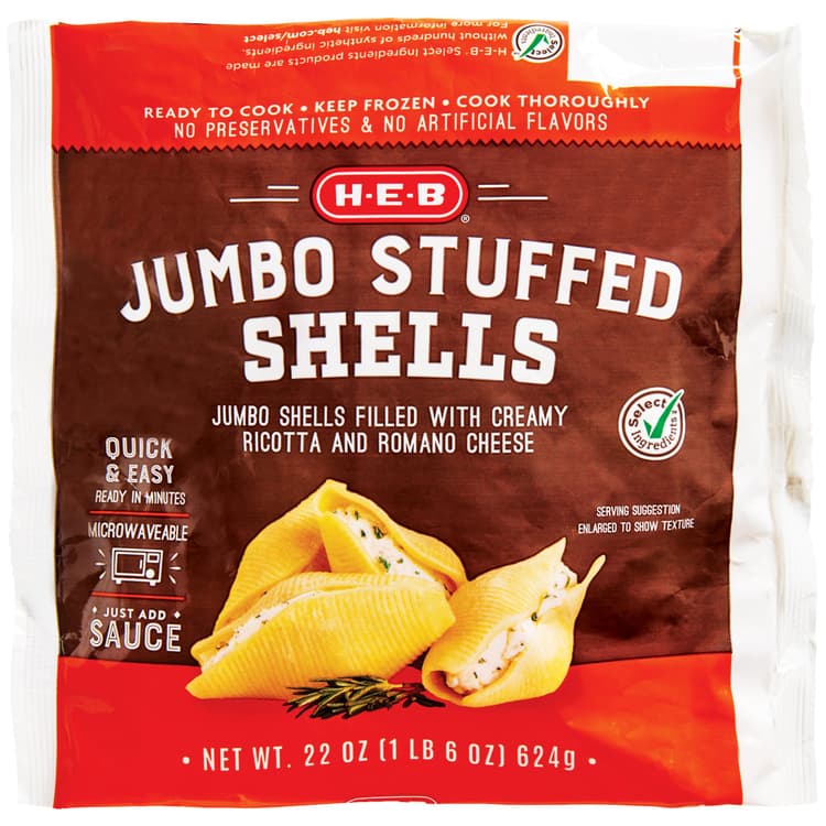 H-E-B  Jumbo Stuffed Pasta Shells