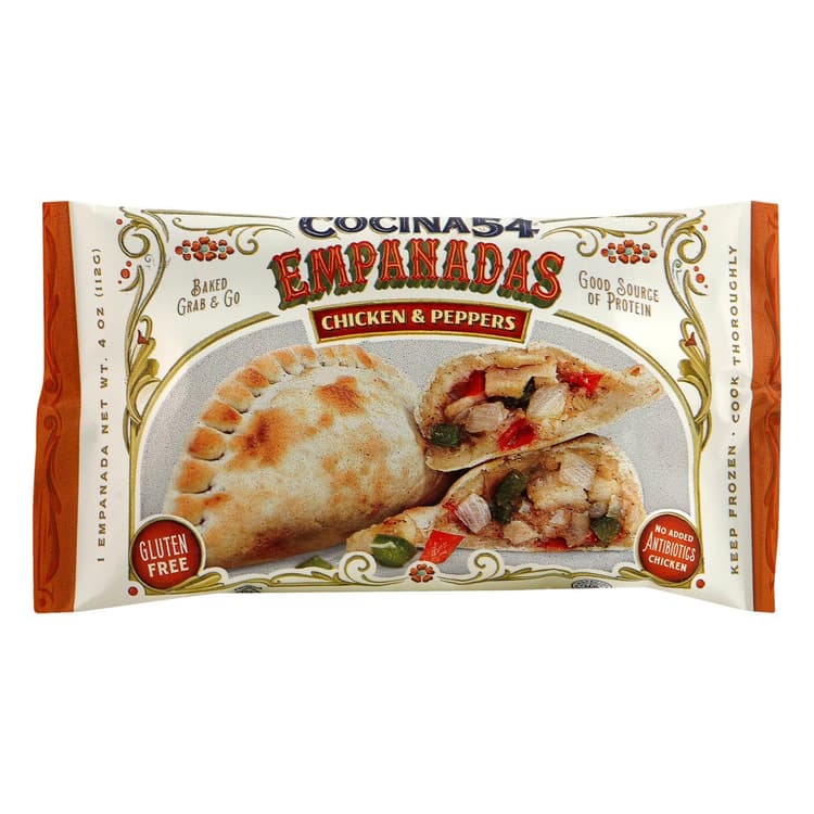 Cocina 54  Chicken & Peppers Empanadas