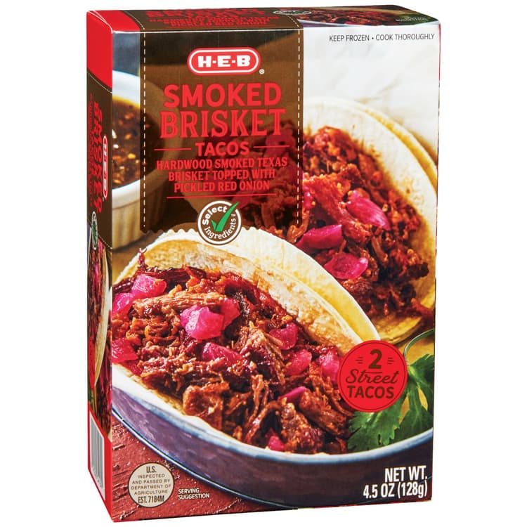 H-E-B Smoked Brisket Tacos
