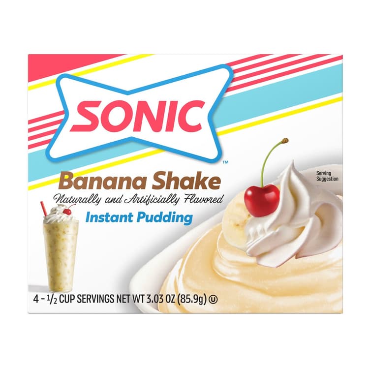 Sonic Banana Shake Instant Pudding