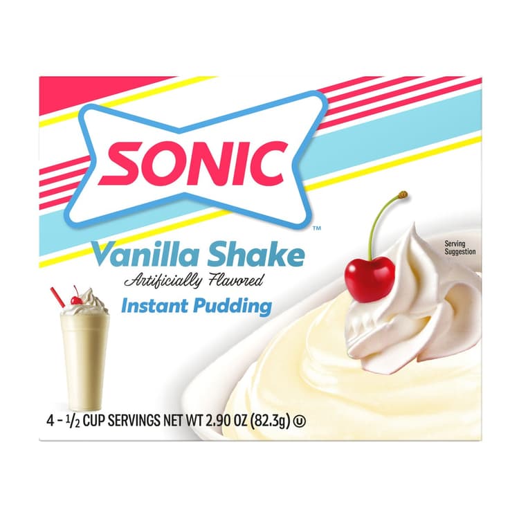 Sonic Vanilla Shake Instant Pudding