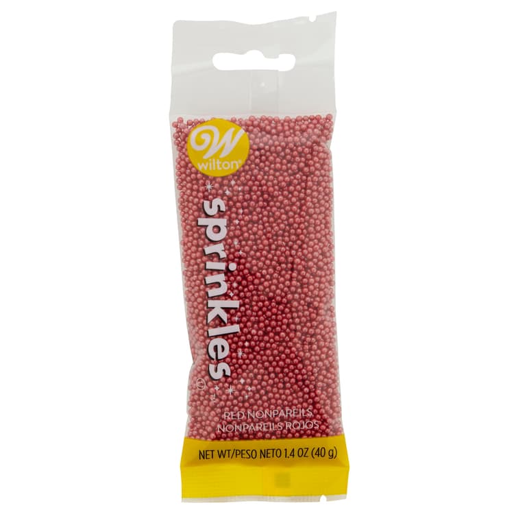 Wilton Sprinkles Red Nonpareils