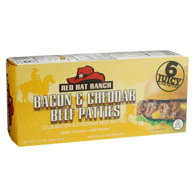 Red Hat Ranch Bacon & Cheddar Beef Patties