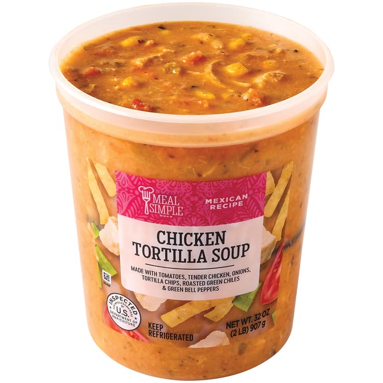 Meal Simple By H-E-B Chicken Tortilla Soup - Family Size