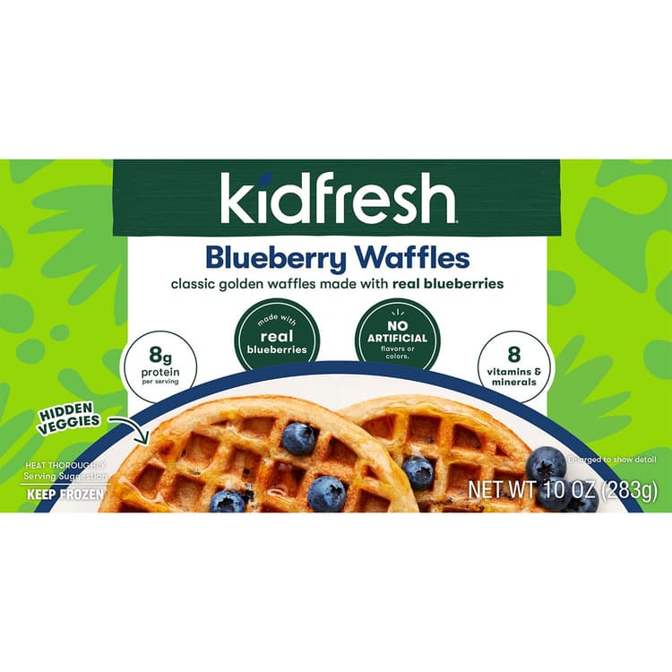 Kidfresh  Waffles - Blueberry