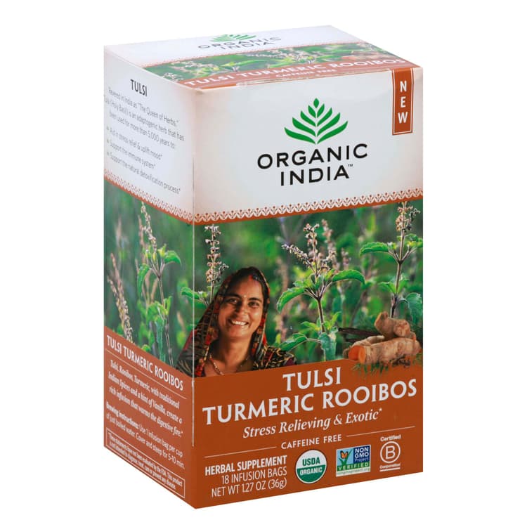 Organic India Tulsi Turmeric Rooibos Tea
