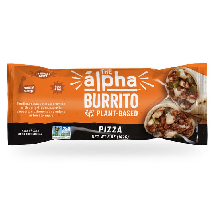 Alpha Foods Burrito Plant Based Pizza