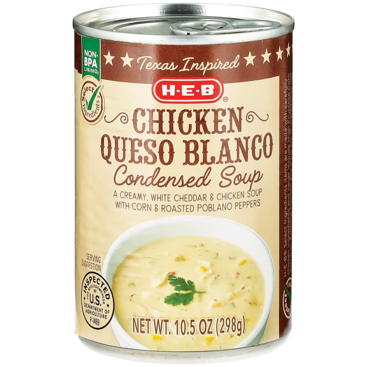 H-E-B Select Ingredients Chicken Queso Blanco Condensed Soup