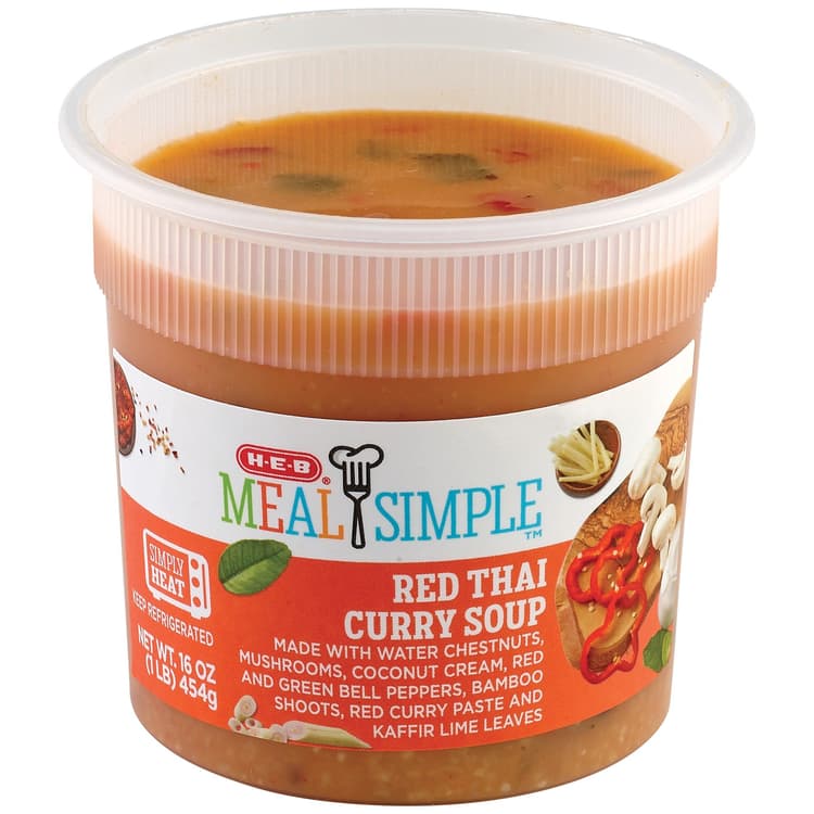 Meal Simple By H-E-B Red Thai Curry Soup