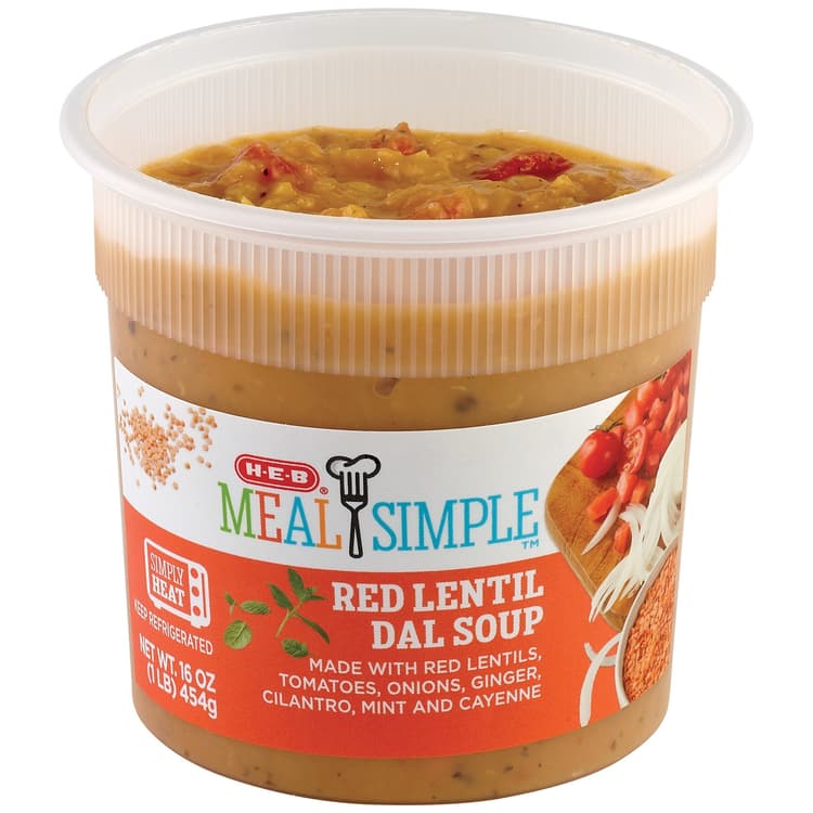 Meal Simple By H-E-B Red Lentil Dal Soup