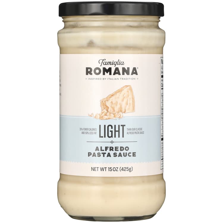 Famiglia Romana Light Alfredo Pasta Sauce