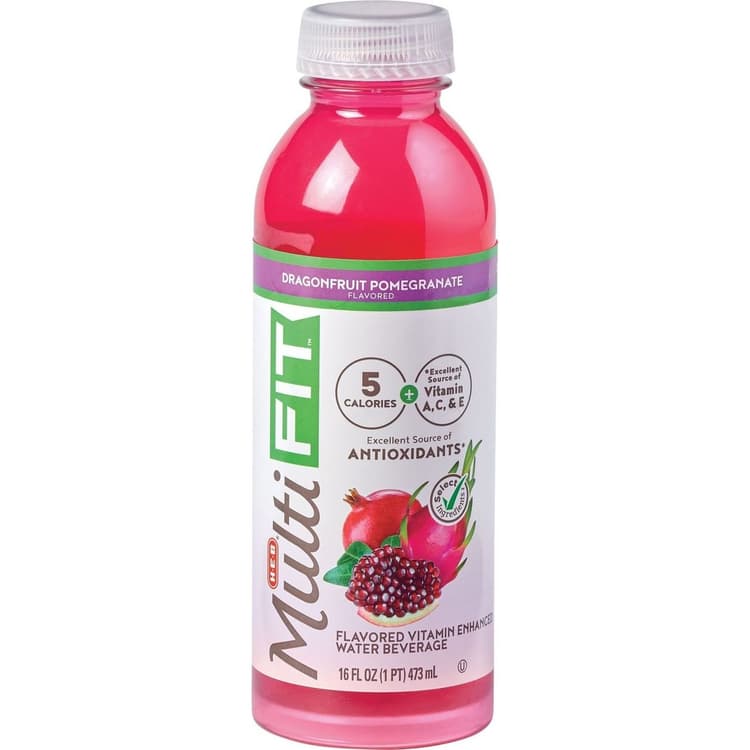 H-E-B Multifit Dragonfruit Pomegranate Water