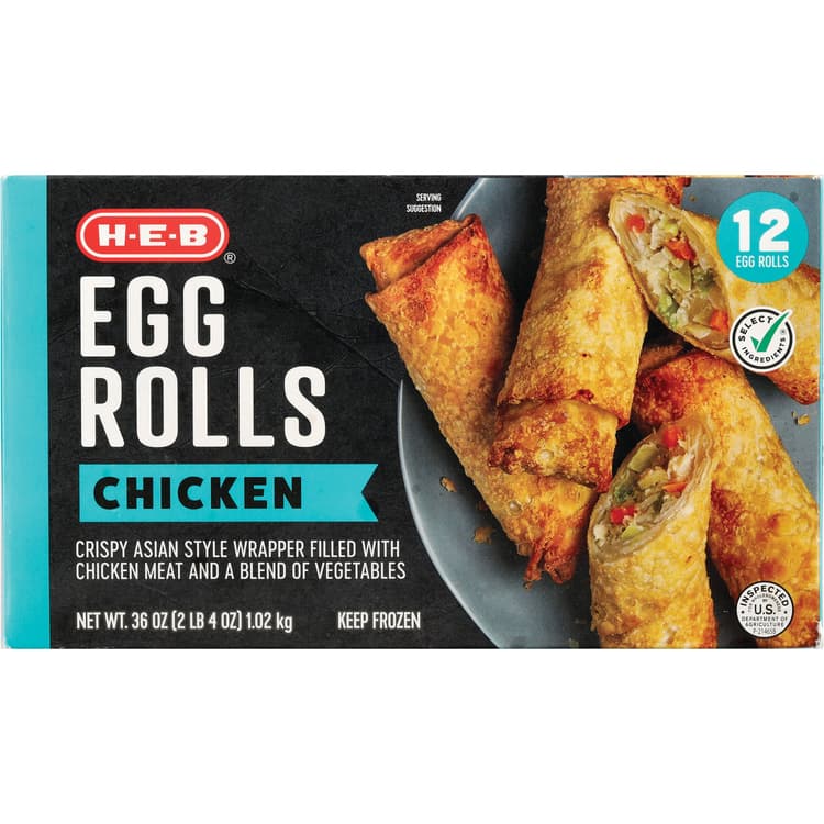 H-E-B  Chicken Egg Rolls