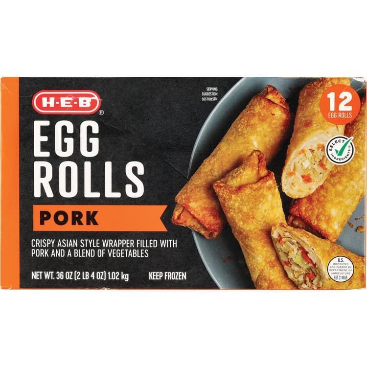 H-E-B  Pork Egg Rolls