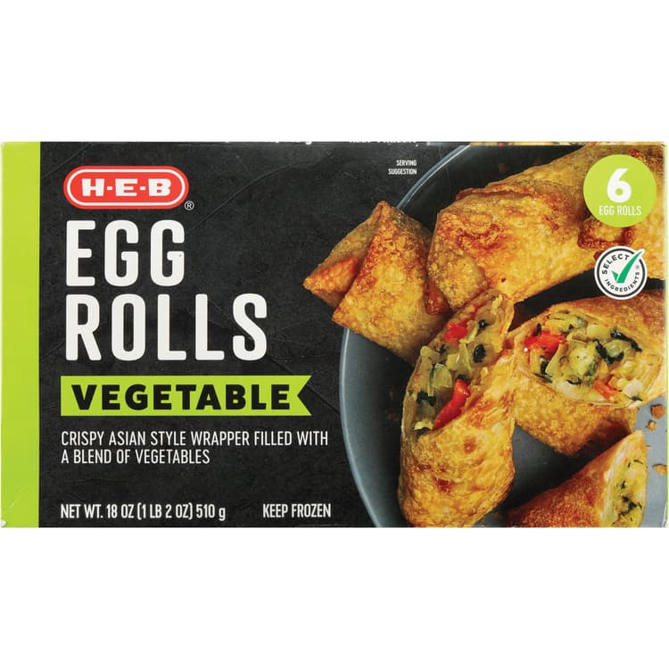 H-E-B  Vegetable Egg Rolls