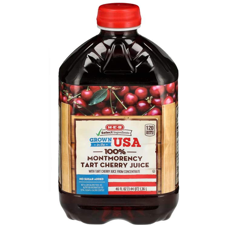 H-E-B 100% Montmorency Tart Cherry Juice