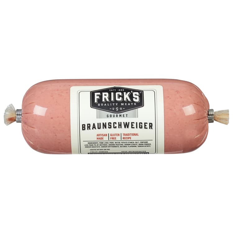Frick'S Braunschweiger Pork Liver Sausage
