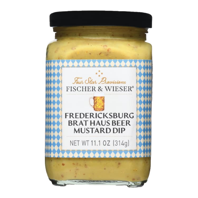 Fischer & Wieser Four Star Provisions Fredericksburg Brat Haus Beer Mustard Dip