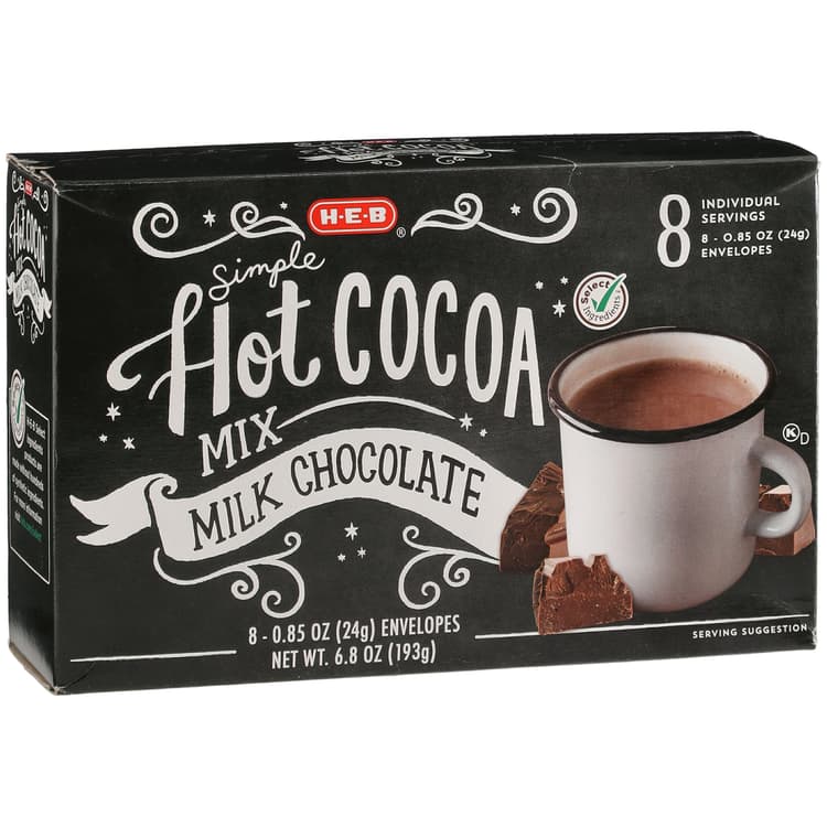 H-E-B Milk Chocolate Hot Cocoa Mix