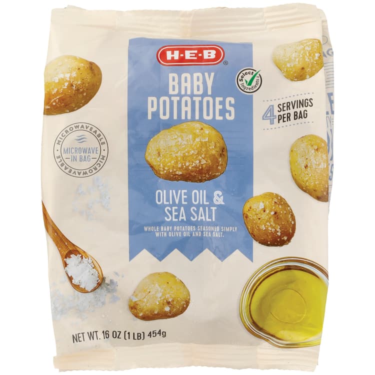 H-E-B  Baby Potatoes - Olive Oil & Sea Salt