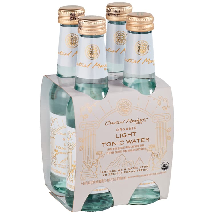 Central Market Organic Light Tonic Water Bottles