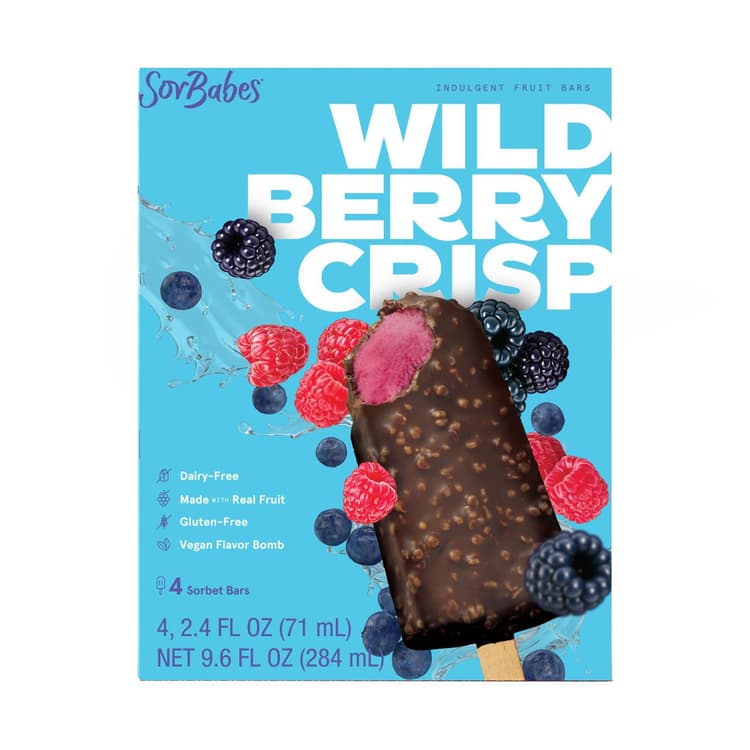 Sorbabes Wildberry Crisp Sorbet Bars