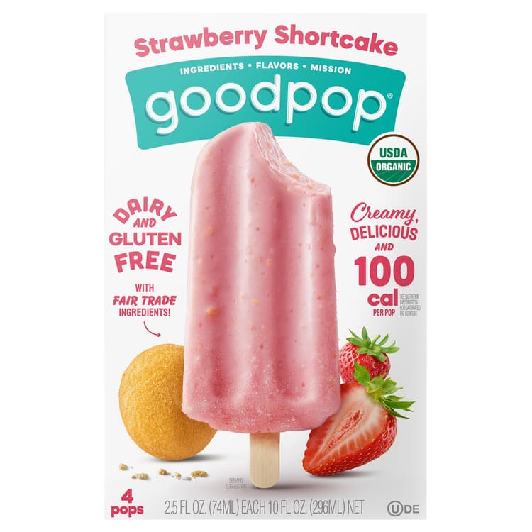 Goodpop Strawberry Shortcake  Pops