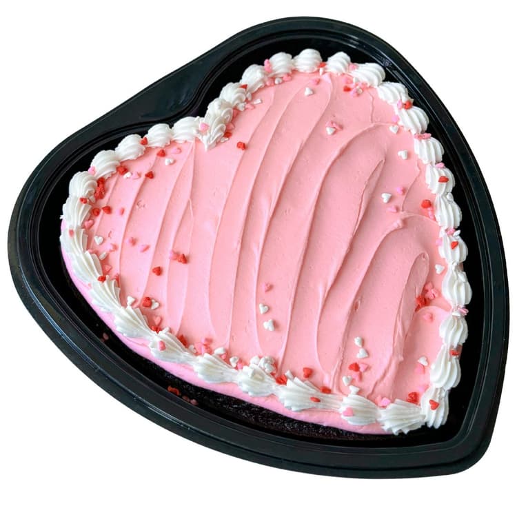 Baker Maid Heart-Shaped Chocolate Cake