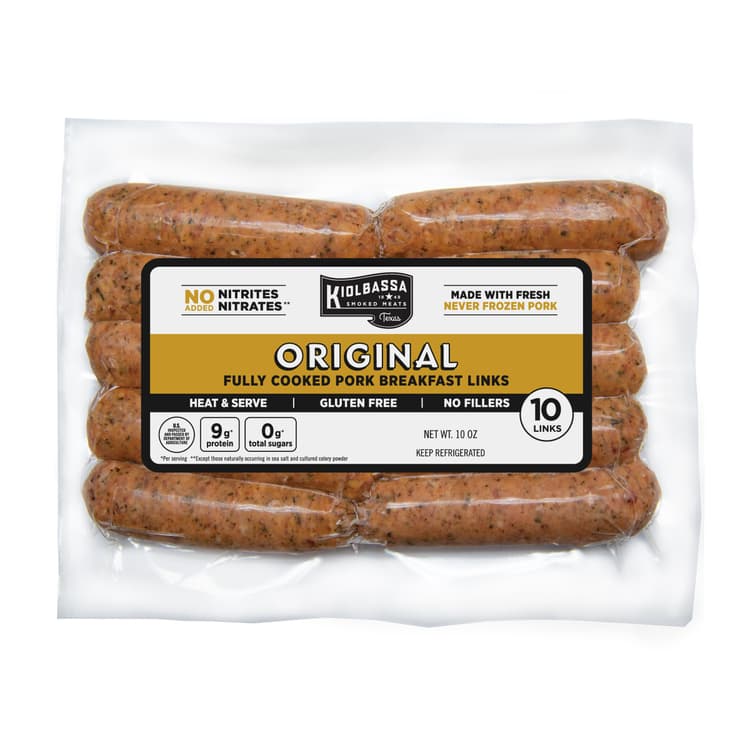 Kiolbassa Fully Cooked Pork Breakfast Sausage Links