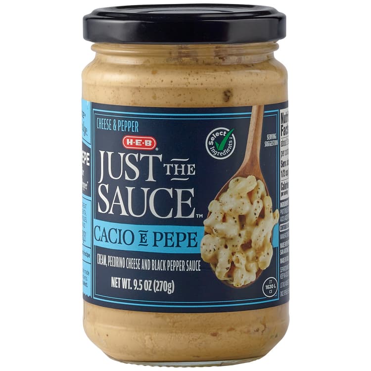 H-E-B Just The Sauce - Cacio E Pepe