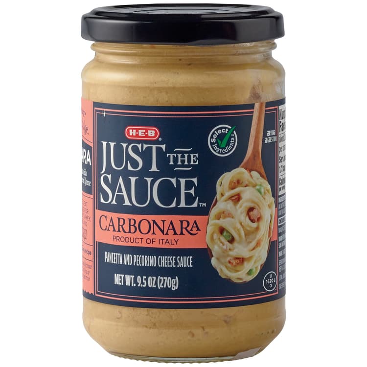 H-E-B Just The Sauce - Carbonara