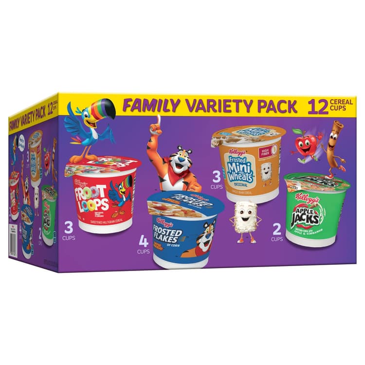 Kellogg'S Cereal Cups - Family Variety