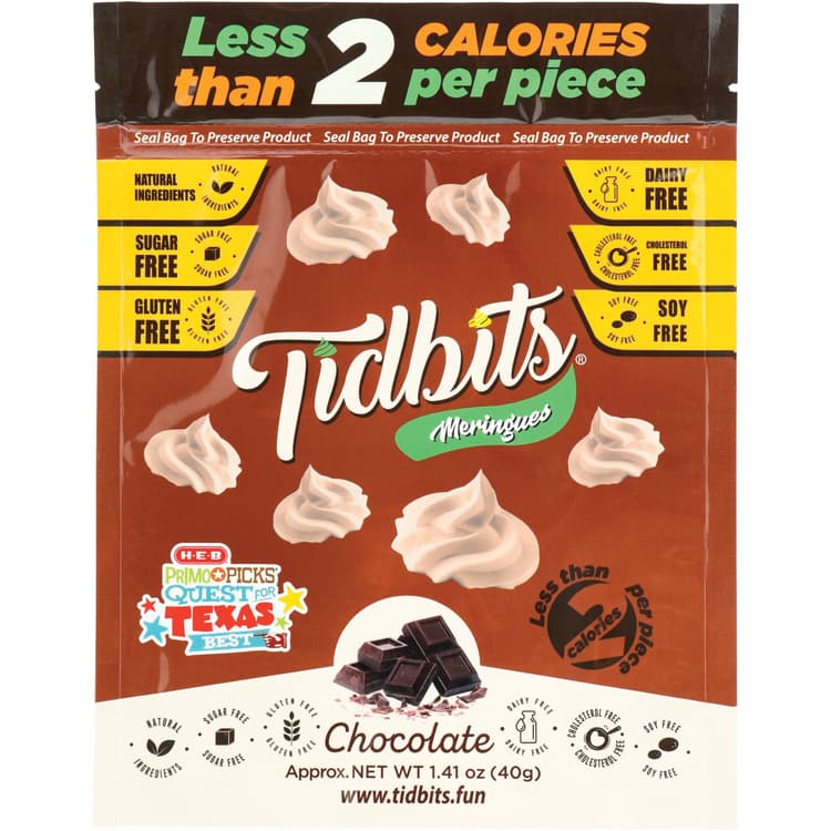Tidbits Chocolate Meringue Cookies