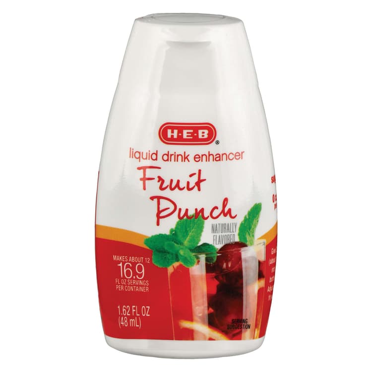 H-E-B Fruit Punch Liquid Beverage Enhancer
