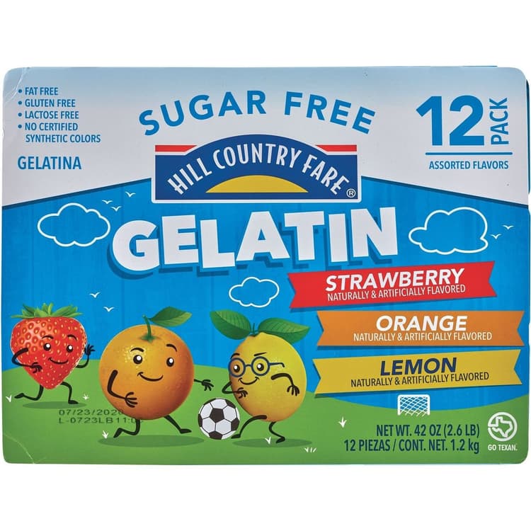 Hill Country Fare Sugar Free Assorted Flavor Gelatin Variety