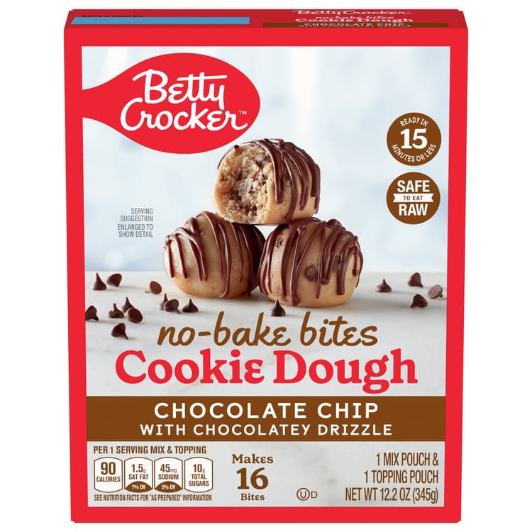 Betty Crocker Chocolate Chip No Bake Cookie Dough Bites