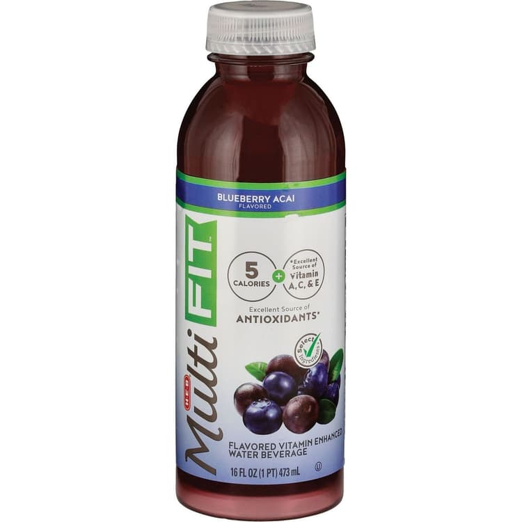 H-E-B Multifit Blueberry Acai Water