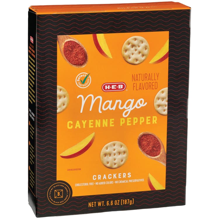 H-E-B Mango Cayenne Pepper Bite Size Crackers