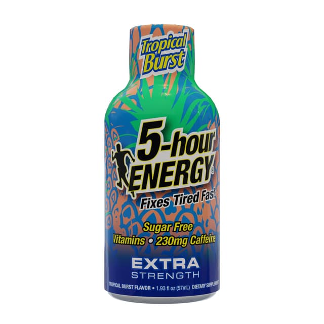 Is it Shellfish Free? 5-hour Energy Tropical Burst Extra Strength Shot