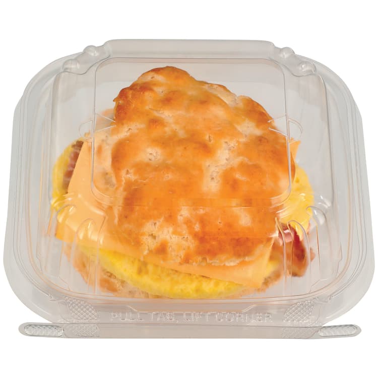 H-E-B Bakery Biscuit Breakfast Sandwich - Bacon Egg & Cheese