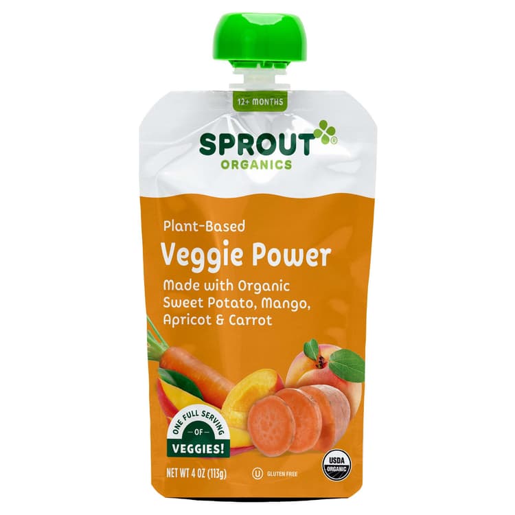 Sprout Organics Veggie Power Pouch - Sweet Potato Mango Apricot & Carrot