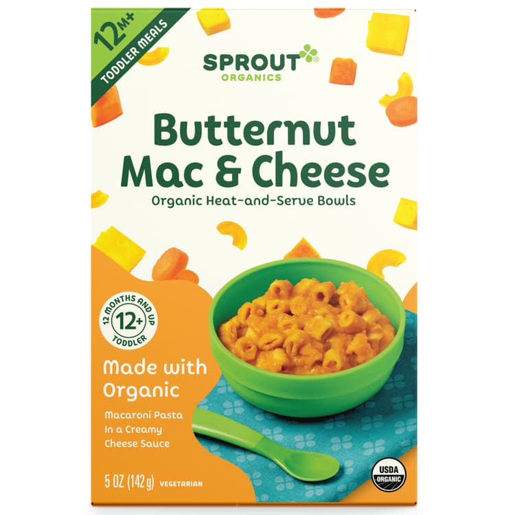 Sprout Organics Butternut Mac & Cheese Bowl