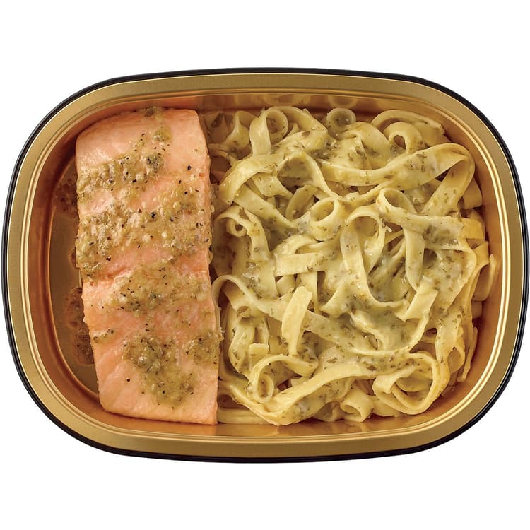 Meal Simple By H-E-B Salmon Piccata & Fettuccine